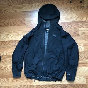 REI black XeroDry GTX Rain Jacket - Men's